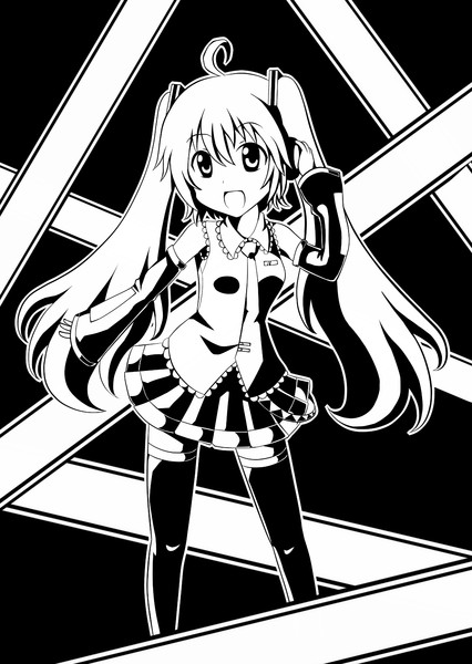 モノクロミク ちゃっぴー さんのイラスト ニコニコ静画 イラスト
