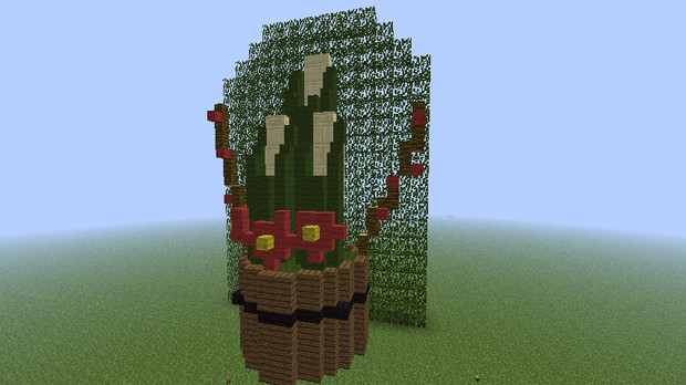 Minecraftで門松作ってみた ｒｐあり さい さんのイラスト ニコニコ静画 イラスト