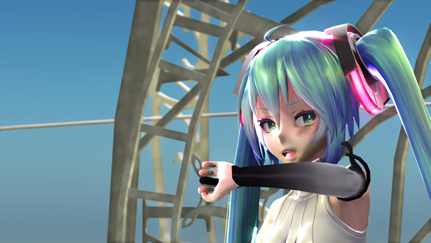 Mmd Tda式アペミク 質感重視でtell Your World の壁紙 2 豚の耳に小判 さんのイラスト ニコニコ静画 イラスト