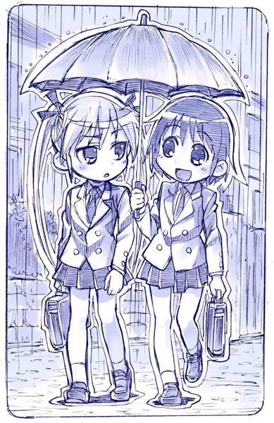 相合傘 さきの新月 さんのイラスト ニコニコ静画 イラスト