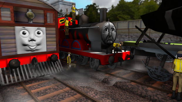 Mmd 見ろよパーシー この汚いのはなんだろ 配布 Sodor P さんのイラスト ニコニコ静画 イラスト