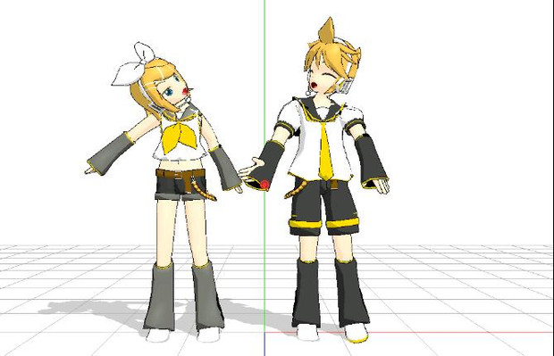 鏡音家なかよし ニコニコ静画 イラスト