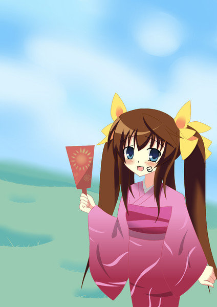 嫁と羽根つき うえちろう さんのイラスト ニコニコ静画 イラスト
