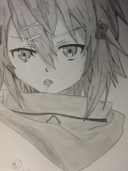 ソードアートオンライン シノンを シャーペンで 描いてみた さ と う さんのイラスト ニコニコ静画 イラスト