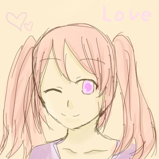 顔アップ女の子 ツインテール 闇ウサ さんのイラスト ニコニコ静画 イラスト