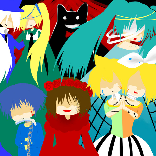 暗い森のサーカス ニコニコ静画 イラスト