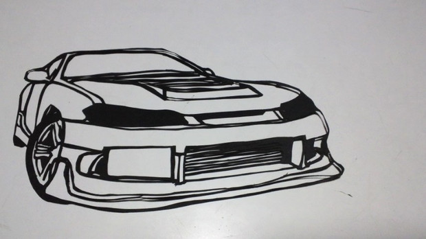 日産 シルビア 切り絵 漣ｰﾚﾝｰ さんのイラスト ニコニコ静画 イラスト