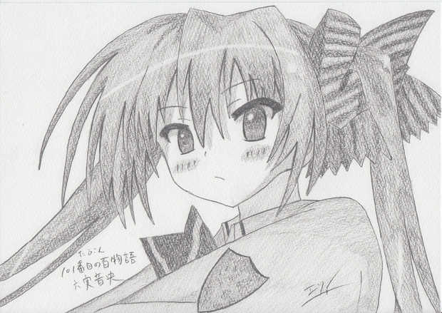 1分で101番目の百物語の六実音央描いてみた えりんぎ さんのイラスト ニコニコ静画 イラスト