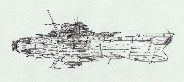 宇宙戦艦キング ジョージ 世 自作艦 自由音エルマ さんのイラスト ニコニコ静画 イラスト