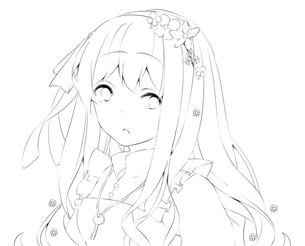 線画のようなもの 何色 さんのイラスト ニコニコ静画 イラスト