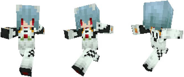 Minecraft 綾波レイ 新世紀エヴァンゲリオン 三久 さんの
