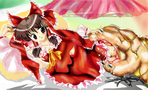 霊夢たん 丸呑み 疾風 さんのイラスト ニコニコ静画 イラスト
