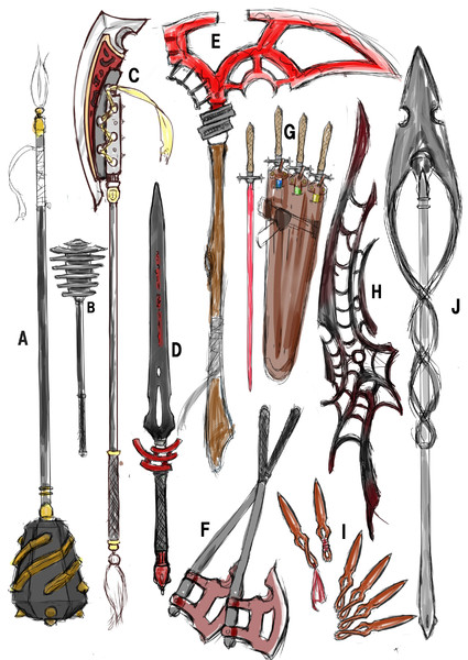 ドキ イタ武器だらけの厨二病祭り テリヤキ さんのイラスト ニコニコ静画 イラスト