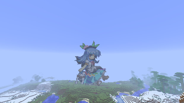 Minecraft 東方非想天則 比那名居天子 マインクラフト ツカサ さんのイラスト ニコニコ静画 イラスト