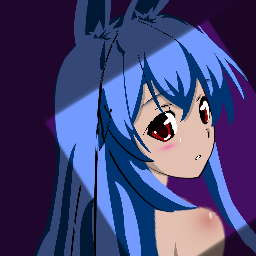 黒ウサギ ニコニコ静画 イラスト