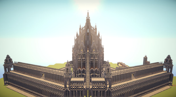 Minecraft 建築中の大聖堂９ 建築部 As さんのイラスト ニコニコ静画 イラスト