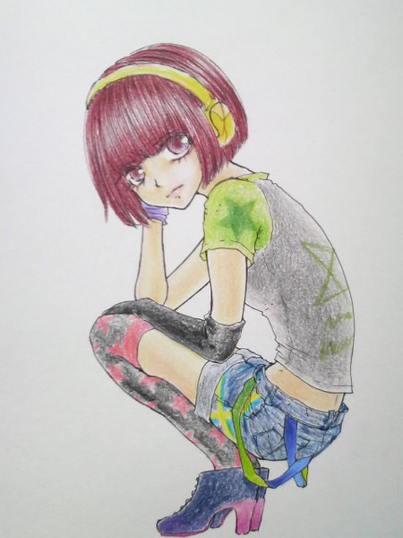 赤髪ボブの女の子 未来乃 Mirano さんのイラスト ニコニコ静画 イラスト