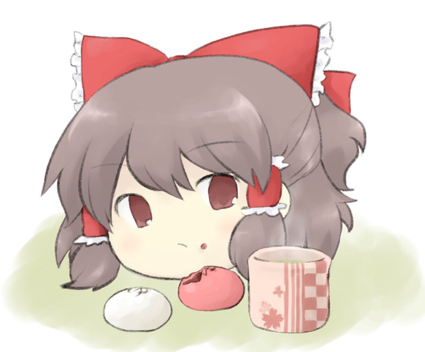 紅白まんじゅう 抹茶 白 さんのイラスト ニコニコ静画 イラスト