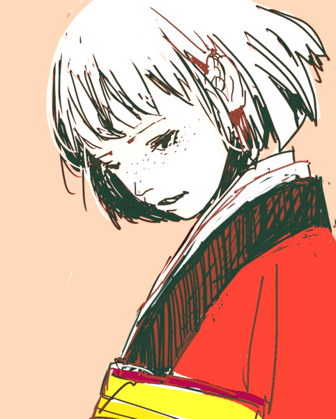 そばかす ニコニコ静画 イラスト
