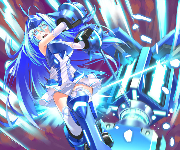 ビビッドブルー ニコニコ静画 イラスト