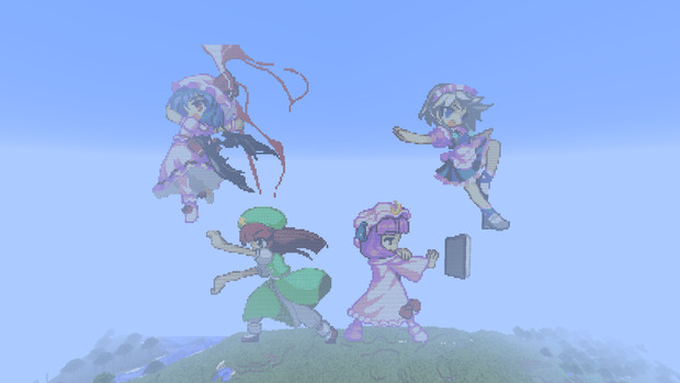 Minecraft 東方非想天則 紅魔館メンバー勢 マインクラフト ツカサ さんのイラスト ニコニコ静画 イラスト