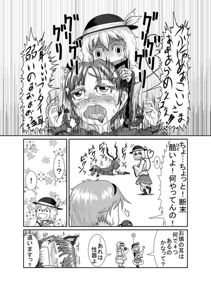 東方壱枚漫画録12「触診」