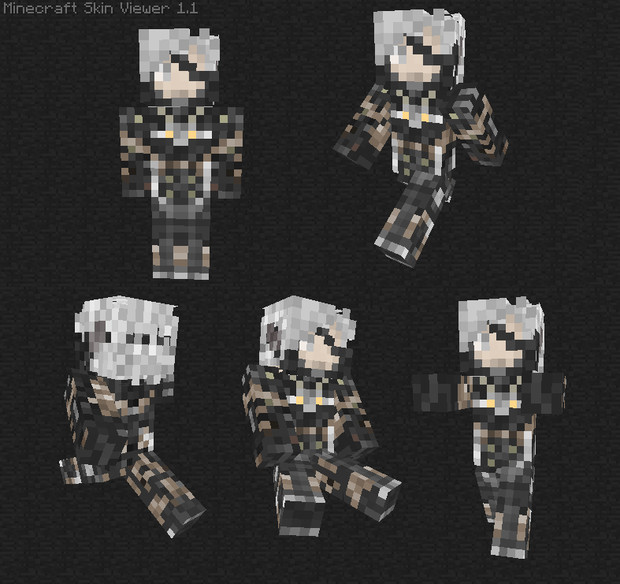 Minecraft Metalgear Rising 雷電スキン こめやん さんのイラスト ニコニコ静画 イラスト