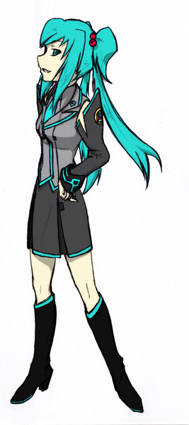 中華ミク描いたヨー