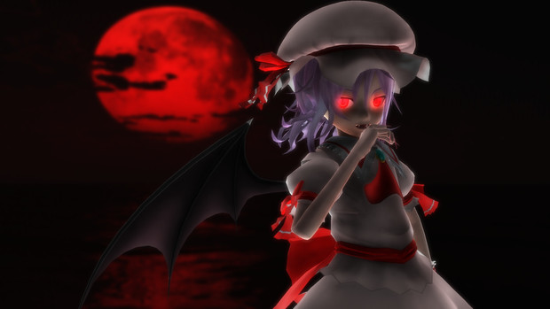 ｍｍｄ レミリアと紅い月 Cranberry さんのイラスト ニコニコ静画 イラスト