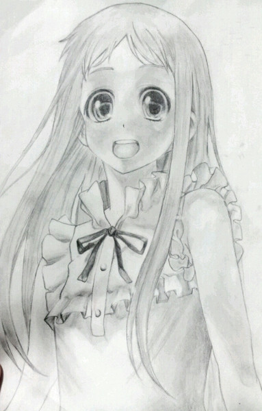あの花 めんま 描いてみた らりるれろ さんのイラスト ニコニコ静画 イラスト