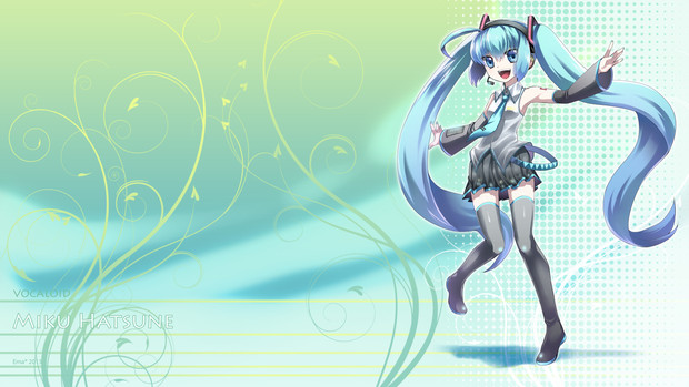 初音ミク壁紙 1920x1080 えまろ さんのイラスト ニコニコ静画