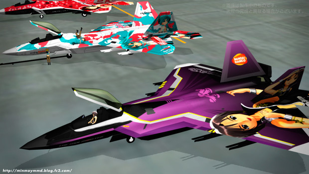 Mmd Gsr アイマス仕様 F 22 製作中 ミンメイ さんのイラスト ニコニコ静画 イラスト