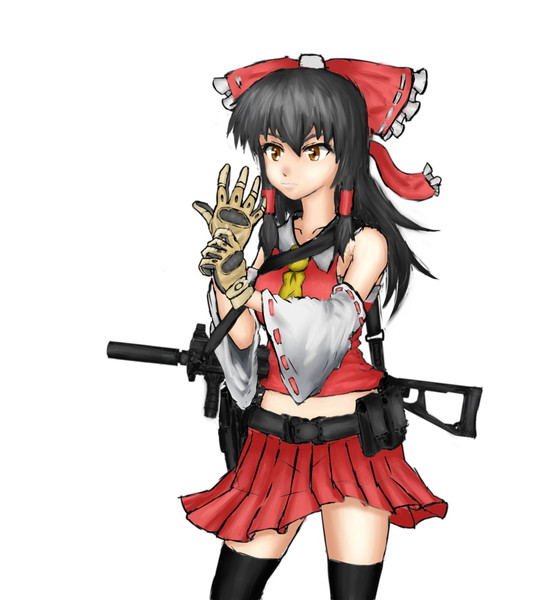 少女戦闘準備中 じーたに さんのイラスト ニコニコ静画 イラスト