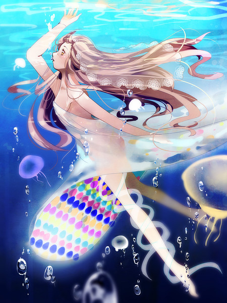 くらげ 七瀬ここあ さんのイラスト ニコニコ静画 イラスト