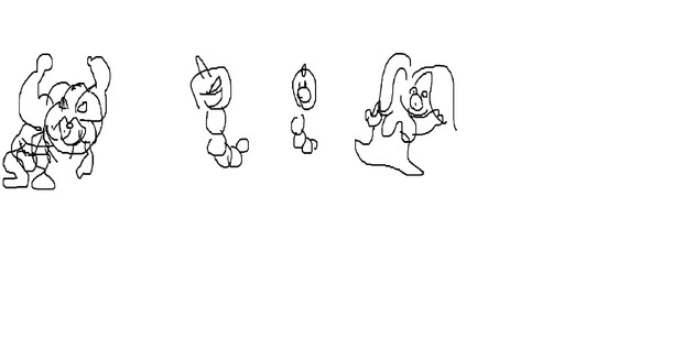 目をつぶって書いた 第二弾 幽霊 さんのイラスト ニコニコ静画 イラスト