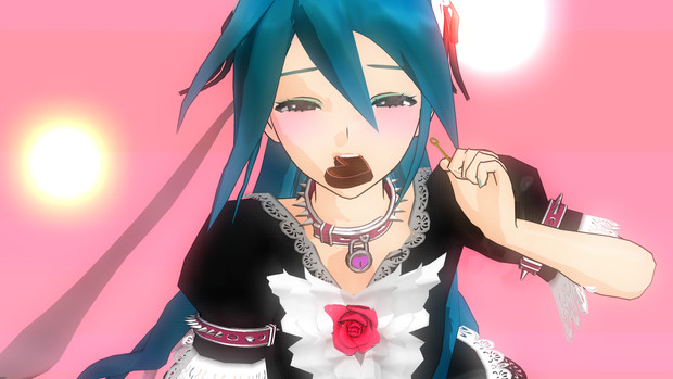 キオ式ゴスミクさんがチョコレートを食べてほしいと申しております。