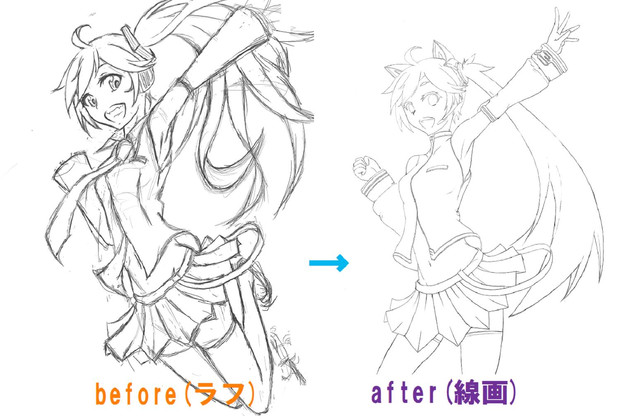 ラフ 線画 らじお さんのイラスト ニコニコ静画 イラスト