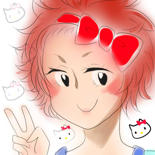 キティちゃん 擬人化 ニコニコ静画 イラスト