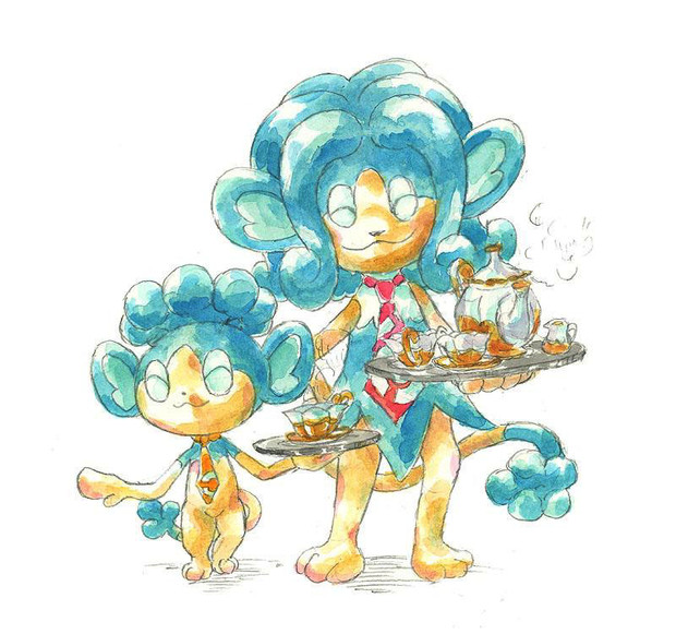 働くポケモン０１ お茶はいかが ｎｏ ０１７ さんのイラスト ニコニコ静画 イラスト