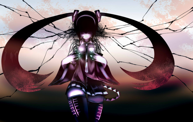 黒ミクさん にぼし さんのイラスト ニコニコ静画 イラスト