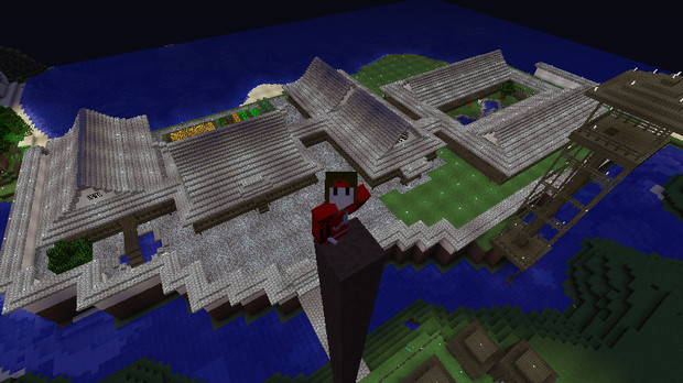 Minecraft 和風建築進行状況 むぎ丸 さんのイラスト ニコニコ静画 イラスト