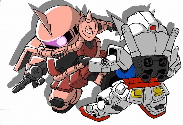 ザクvsガンダム めっしー さんのイラスト ニコニコ静画 イラスト