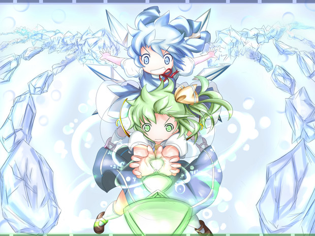 氷符 アイシクルフォール Easy 安置対策ver きくらげ さんのイラスト ニコニコ静画 イラスト