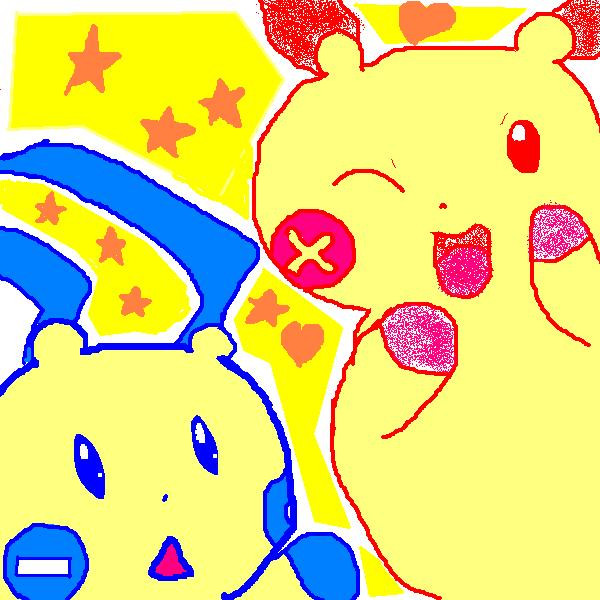プラスルとマイナンの憂鬱 にしにし さんのイラスト ニコニコ静画 イラスト