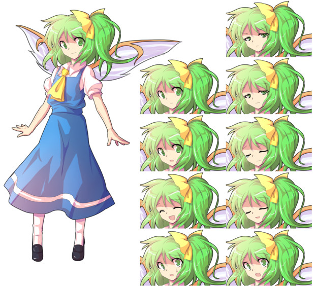 大ちゃん立ち絵 表情差分 はるか さんのイラスト ニコニコ静画 イラスト