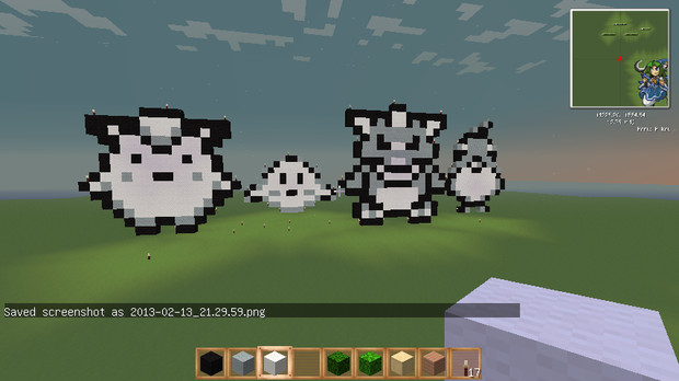 Minecraft 懐かしいドットを再現してみた ポケモン 悠月 悠 さんのイラスト ニコニコ静画 イラスト
