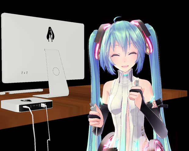 【MMD】USBケーブルと電源コード【アクセサリ配布】 