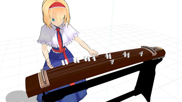 和楽器 箏出来ました Mmd配布有り Uroboros さんのイラスト