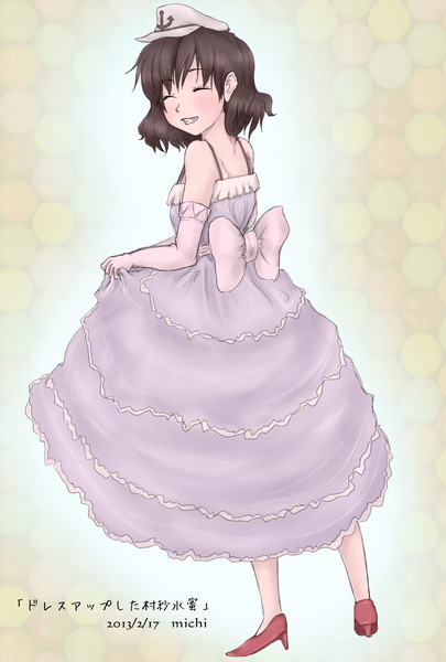 お題ったー ドレスアップした村紗水蜜 Michi さんのイラスト ニコニコ静画 イラスト