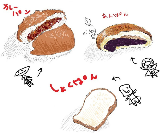 アンパン食パンカレーパーーン つらお さんのイラスト ニコニコ静画 イラスト